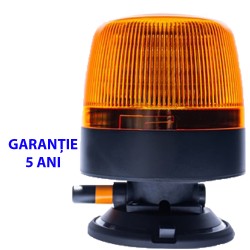 Girofar LED prindere vacuum 12-24V 24 LED-uri de 3W 5 ani Garantie